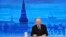 Президент Росії Володимир Путін: "Мир буде, коли ми досягнемо наших цілей". Путін виступає під час своєї щорічної пресконференції в Москві, Росія, у четвер, 14 грудня 2023 р. (Гавриїл Григоров, Sputnik, Kremlin Pool Photo через AP)