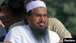 Hafiz Mohammad Saeed, pendiri kelompok militan Lashkar-e-Taiba, menawarkan bantuan kemanusiaan bagi bencana Sandy di AS (foto: dok). 