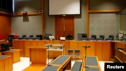 La salle d’audience du tribunal correctionnel de Charleville-Mézières, France, 26 mars 2008.