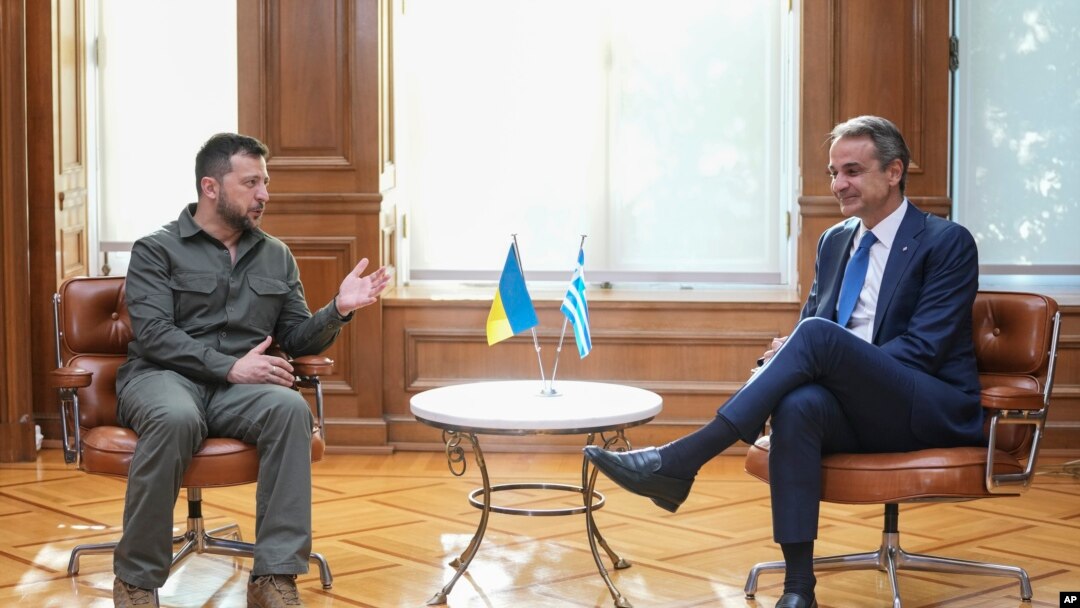 Президент України Володимир Зеленський провів зустріч з прем’єр-міністром Кіріакосом Міцотакісом