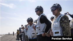 بازدید کوشنر و ویتکاف از ناو آبراهام لینکلن