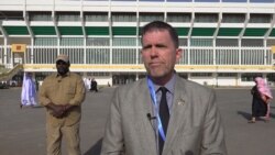 U.S. Ambassador to Mauritania Michael Dodman observes various polling stations throughout the capital, June 22, 2019.
