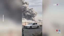 لحظه ثبت حمله موشکی و انفجار در نزدیکی فیلمبردار- تهران، دوشنبه ۱۱ اسفند
