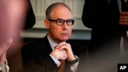 Mantan Pengawas Internal Badan Perlindungan Lingkungan Amerika (EPA), Scott Pruitt. (Foto: dok).