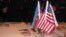 Azərbaycan və Amerika bayrağı 