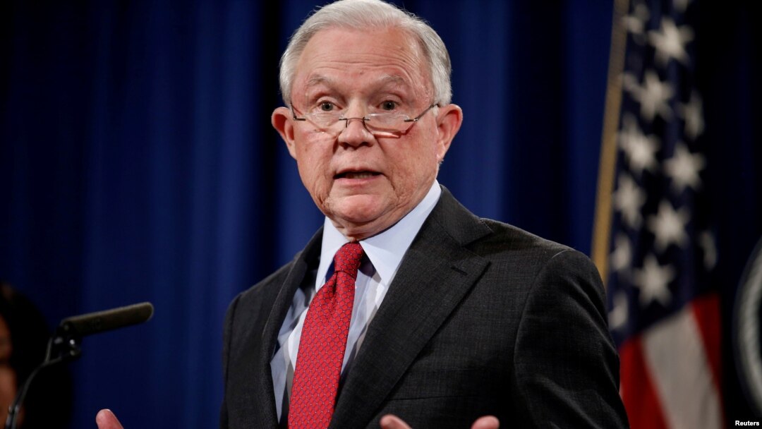 Jaksa Agung Amerika, Jeff Sessions (foto: dok). 