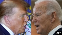 Donald Tramp və Co Bayden.