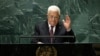 FILE - Palestinian President Mahmoud Abbas addresses the 79th United Nations General Assembly at United Nations headquarters in New York, September 26, 2024. 