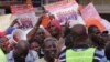 Zimbabwe Workers Demonstration