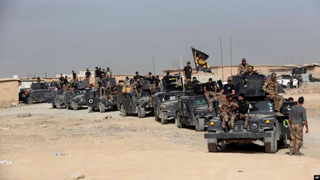 Iroq maxsus kuchlari shaharni jangarilardan tozalashga shay, Irbil, 15-oktabr, 2016