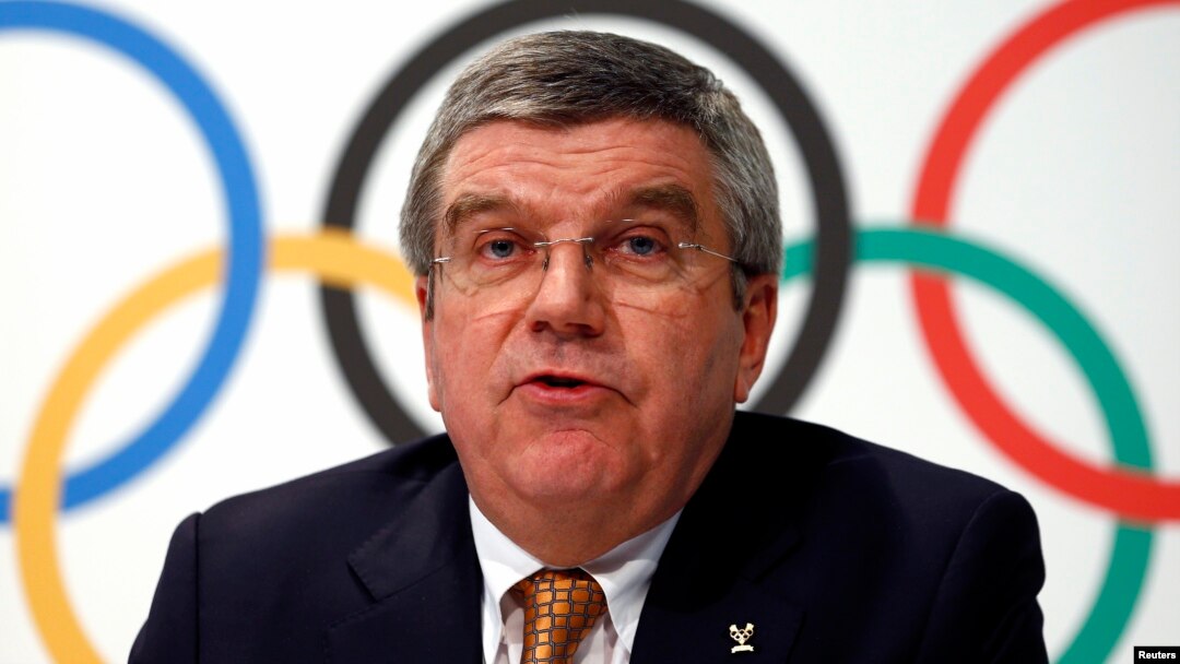 International Olympic Committee President Thomas Bach attends a news conference at the IOC headquarters in Lausanne, Switzerland, Dec. 10, 2013. 