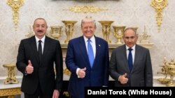 رئیس جمهور ایالات متحدۀ امریکا، رهبران آذربایجان و ارمنستان. 