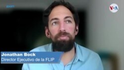 Jonathan Bock, director ejecutivo de la FLIP, 25 de enero