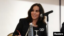 Antonia Urrejola, presidenta de la Comisión Interamericana de Derechos Humanos (CIDH), lideró la delegación que visitó Colombia del 9 al 10 de junio de 2021.