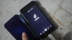 A person uses the video-sharing app TikTok on a smartphone in New Delhi, in this illustration photo taken on June 29, 2020.