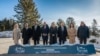 Group photo of top diplomats from Britain, Canada, France, Germany, Italy, Japan, and the United States meeting in Charlevoix, Quebec. (Courtesy: G7)