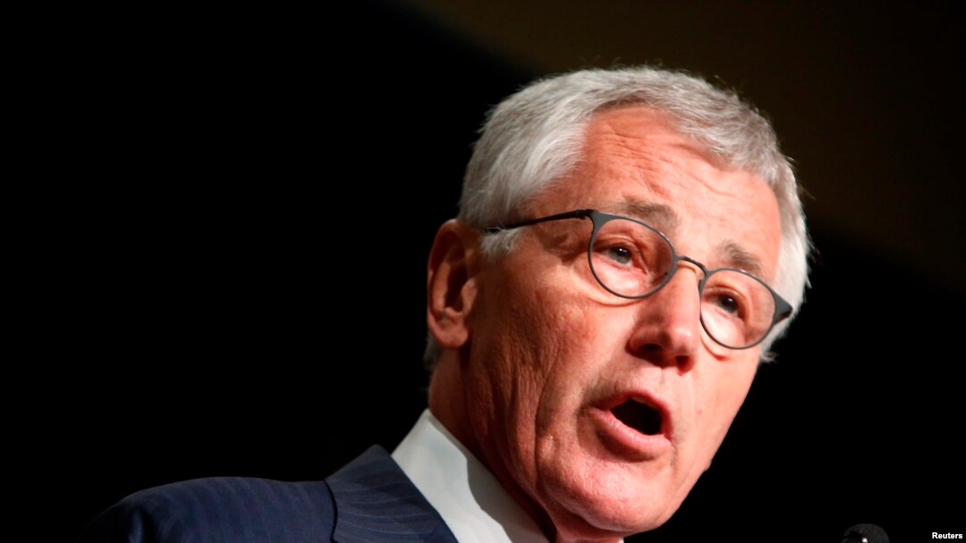 FILE - U.S. Defense Secretary Chuck Hagel.