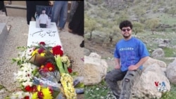 خواندن اشعار حماسی بر مزار «آرمان ایران» در نورآباد مسنی