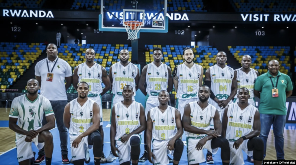 Ferrovi&#225;rio de Maputo, equipa mo&#231;ambicana de basquetebol que participa na BAL em Kigali, Ruanda