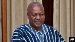 Shugaban kasar Ghana John Dramani Mahama 