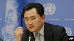 An Myong Hun, vice representante permanente de Corea del Norte en la ONU.