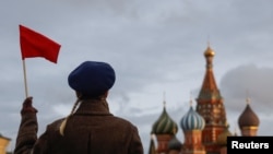 Katedral St. Basil di Lapangan Merah di Moskow, Rusia, 7 November 2023. (Foto: Reuters)