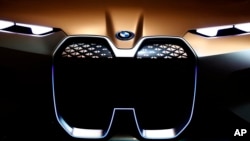 A BMWi car is pictured during the earnings press conference in Munich, Germany, March 20, 2019.