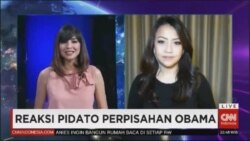 Laporan Langsung VOA untuk CNN Indonesia: Reaksi Perpisahan Obama