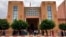 FILE - This Sept. 6, 2018, picture shows the courthouse in Beni Mellal, Morocco. A 17-year-old Moroccan girl whose alleged gang-rape sparked a public outcry has confronted in court the only underage suspect among the 12 men accused of assaulting and tortu