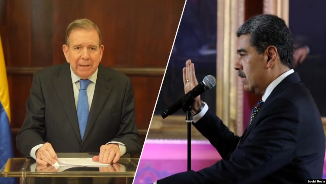 Venezuela Cumhurbaşkanı Nicolas Maduro ve muhalif lider Edmundo Gonzalez