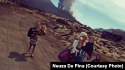 Vulcao do Fogo em erupção, 23 de Novembro, 2014. Foto Neuza De Pina