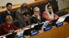 Women's rights activists at UN call for inclusion in negotiations with Taliban