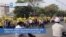 VOA60 World - Myanmar: Police used flash grenades and rubber bullets to disperse an anti-coup protest in Mandalay
