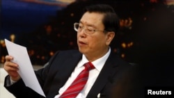 中国全国人大常委会委员长张德江