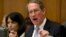 House Judiciary Committee Chairman Rep. Bob Goodlatte, R-Va., gestures as he speaks on Capitol Hill in Washington, June 18, 2013, during the committee's hearing to discuss the Strengthen and Fortify Enforcement Act.