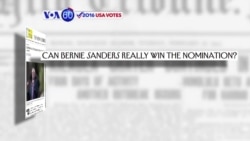 VOA60 Elections- Can Bernie Sanders come back to win the Democratic nomination?