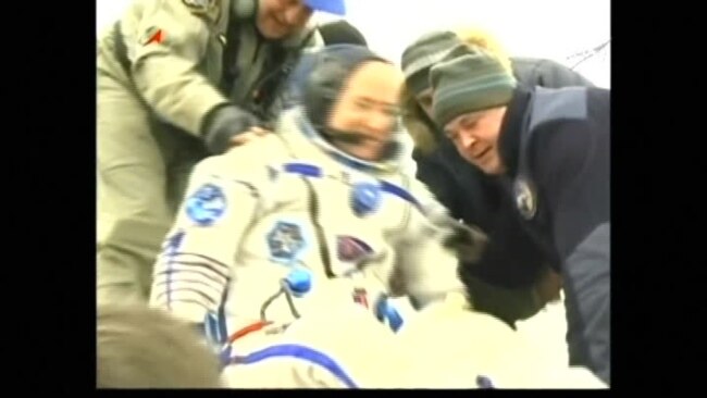 US, Russian Astronauts Back Home After Year in Space