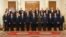 Novi premijer Adli Mansur sa svojim kabinetom posle današnje ceremonije u predsedničkoj palati u Kairu