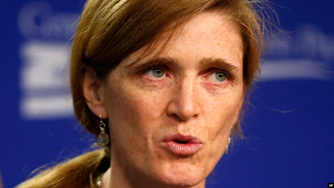 Ðại sứ Mỹ tại Liên Hiệp Quốc Samantha Power.