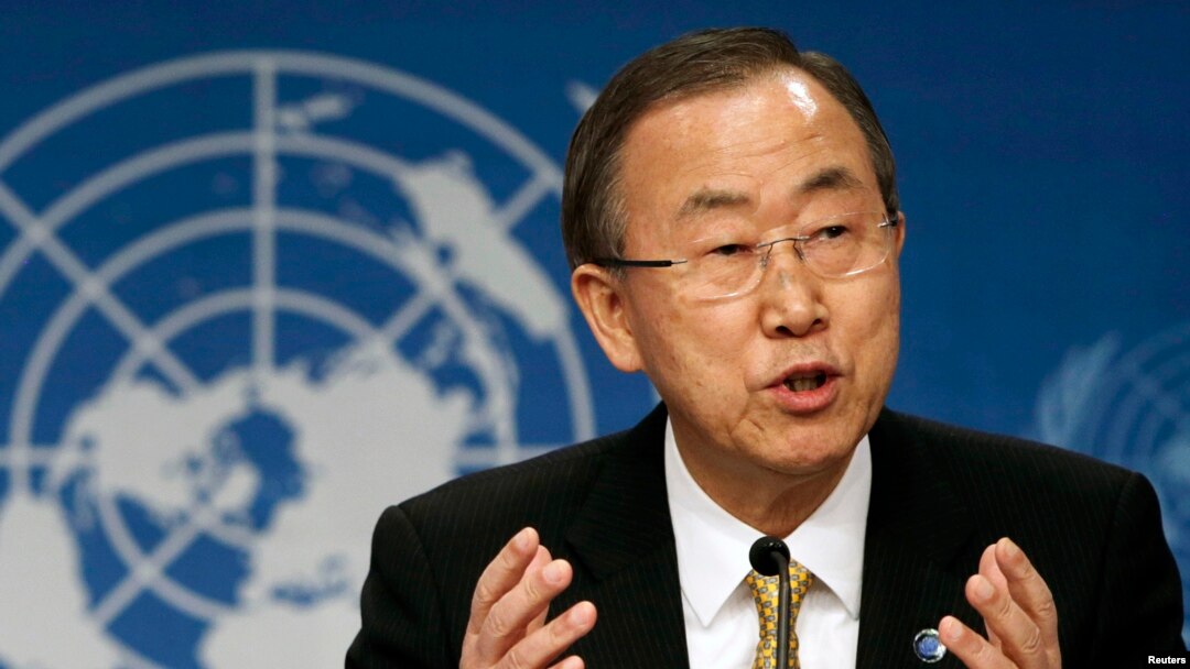 Tổng thư ký Liên Hiệp Quốc Ban Ki Moon.