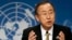 FILE - United Nations Secretary-General Ban Ki-moon.