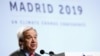 Le Secrétaire général des Nations Unies, Antonio Guterres, à la Conférence des Nations Unies sur les changements climatiques (COP25) à Madrid, en Espagne, le 2 décembre 2019.