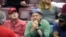 FILE - Actor Bill Murray, center, is seen at an NCAA college basketball game in Tallahassee, Florida, Feb. 24, 2020. Murray is joining other actors for an online reading of a religious text with remarkable relevance to the current moment.