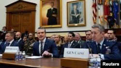 피트 헤그세스 미국 전쟁부 장관이 29일 미 연방 하원 군사위원회의 청문회에 출석해 발언하고 있다.