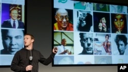 Facebook CEO Mark Zuckerberg speaks at Facebook headquarters in Menlo Park, Calififornia, March 7, 2013.