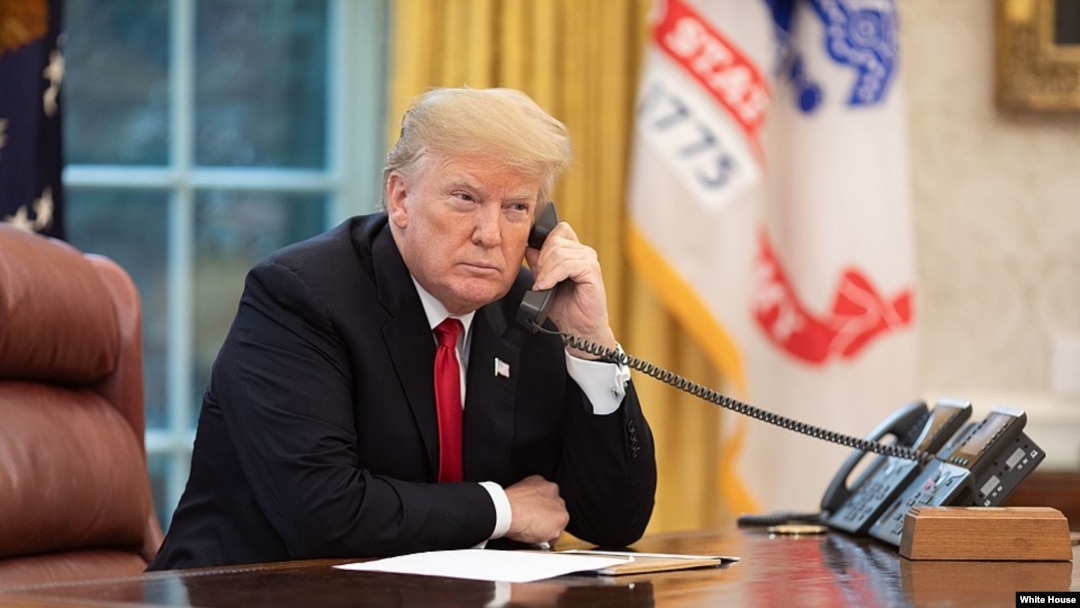 FILE -- President Donald Trump, who spoke Thursday with British Prime Minister Keir Starmer, announced a trade agreement with Britain, the first such deal reached since the U.S. began imposing tariffs on trading partners.