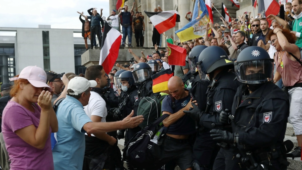 митинг в берлине