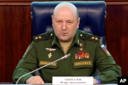 Letjen Igor Kirillov, kepala pasukan perlindungan nuklir, biologi dan kimia militer Rusia