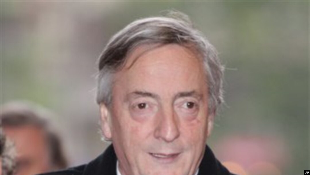 Former Argentine President Nestor Kirchner (file photo)