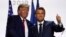 Shugaba Trump (Hagu) da shugaba Macron (Dama)